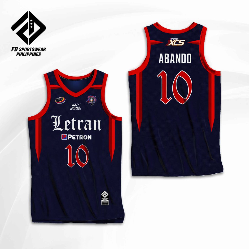 LETRAN KNIGHTS RHENZ ABANDO UAAP FULL SUBLIMATED JERSEY Shopee