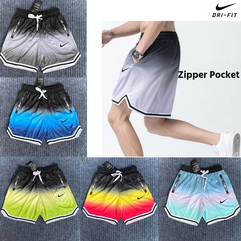 nike dri fit shorts with zip pockets
