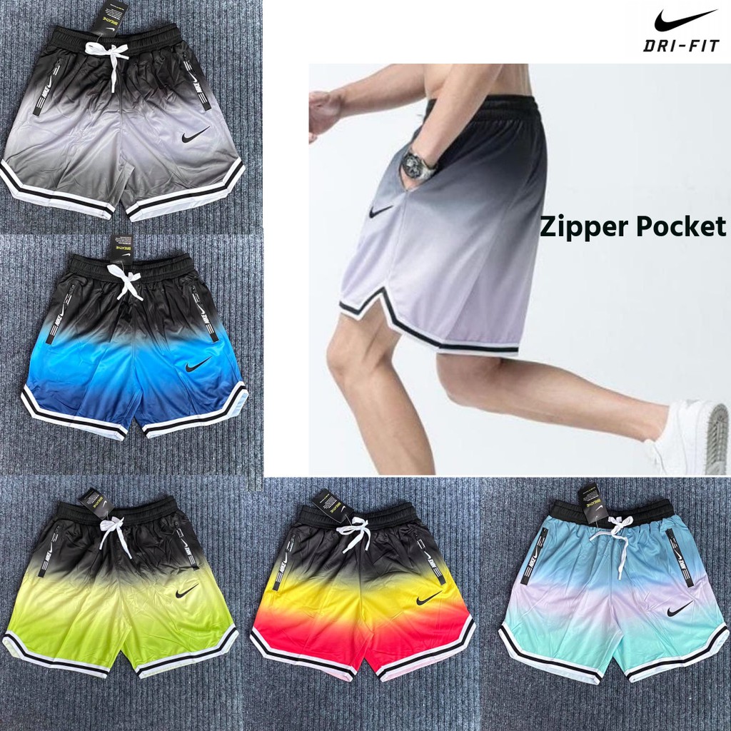 nike dri fit shorts zipper pockets