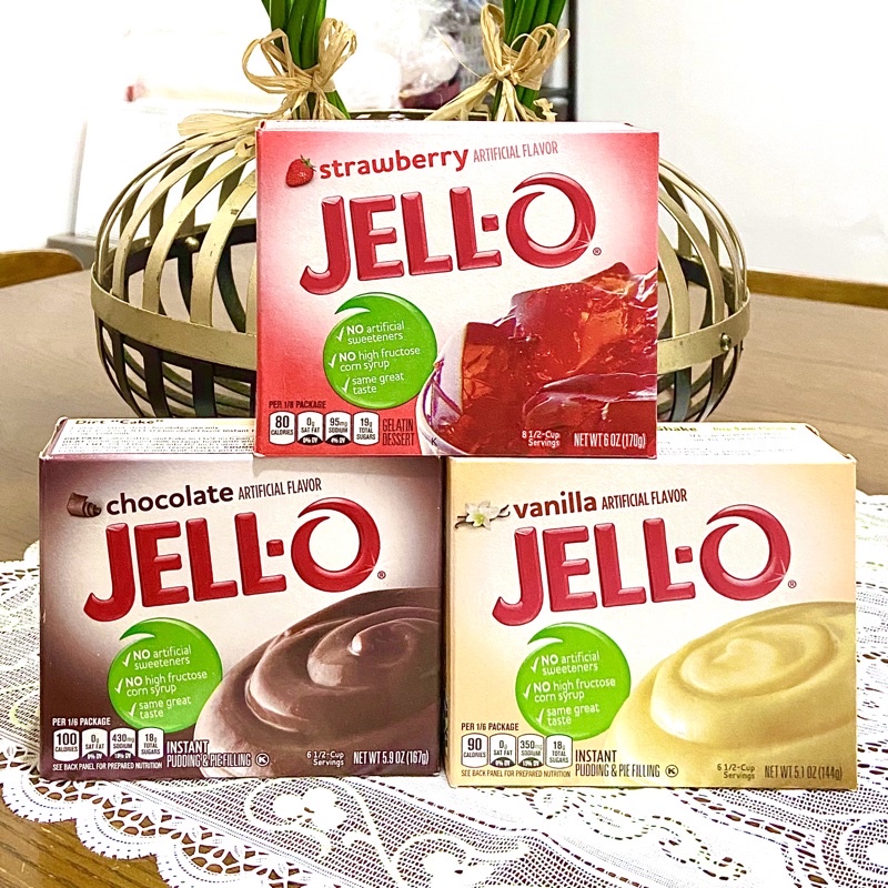 Jello JellO Jell O Instant Pudding Gelatin Mix ( Chocolate 5.9oz