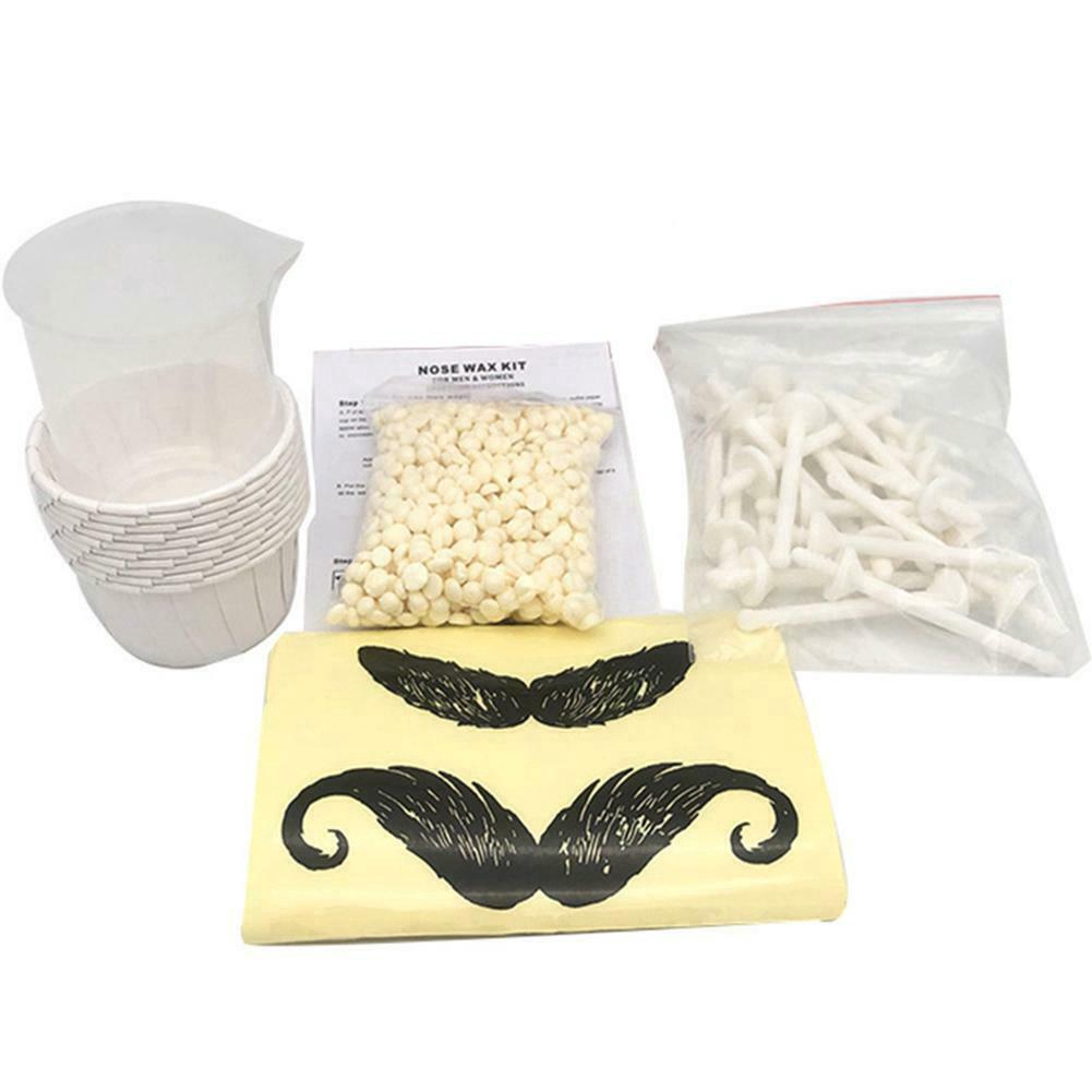 Nose Hair Removal Wax Kit Nasal Ear Hairs Painless Quick Safe