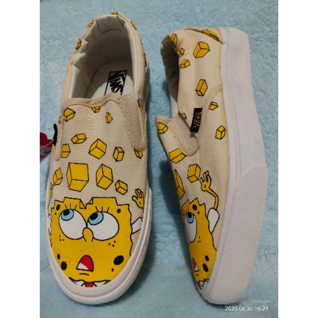 Limited edition vans spongebob for womens | Shopee Philippines