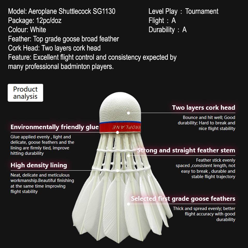 aeroplane badminton shuttles