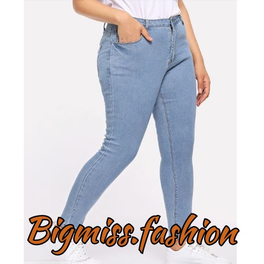 plus size denim pants