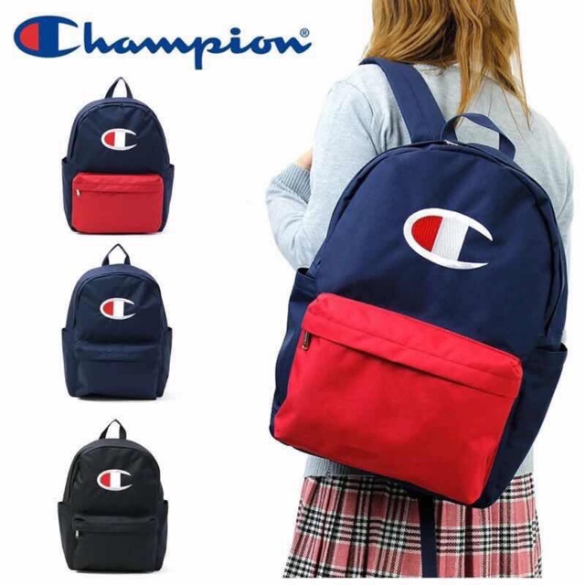 plaid champion backpack