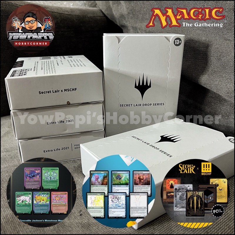 MTG SECRET LAIR EXTRA LIFE 2021 MSCHF MONSTER MOVIE MARATHON