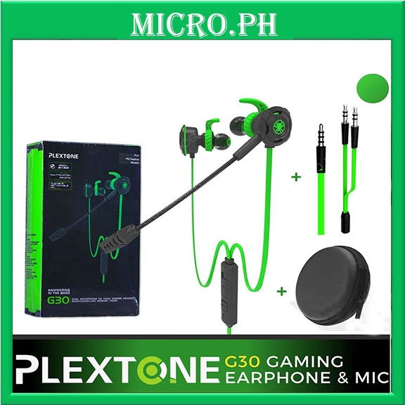 Plextone G30 Pc Gaming Headset With Microphone In Ear Bass Noise Cancelling Earp Shopee Philippines