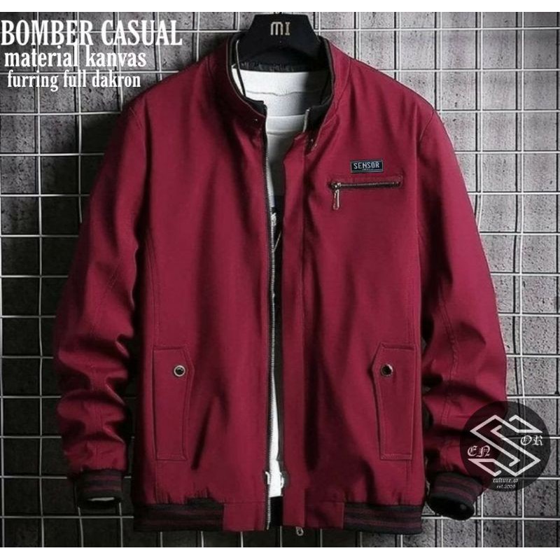 casual bomber jacket