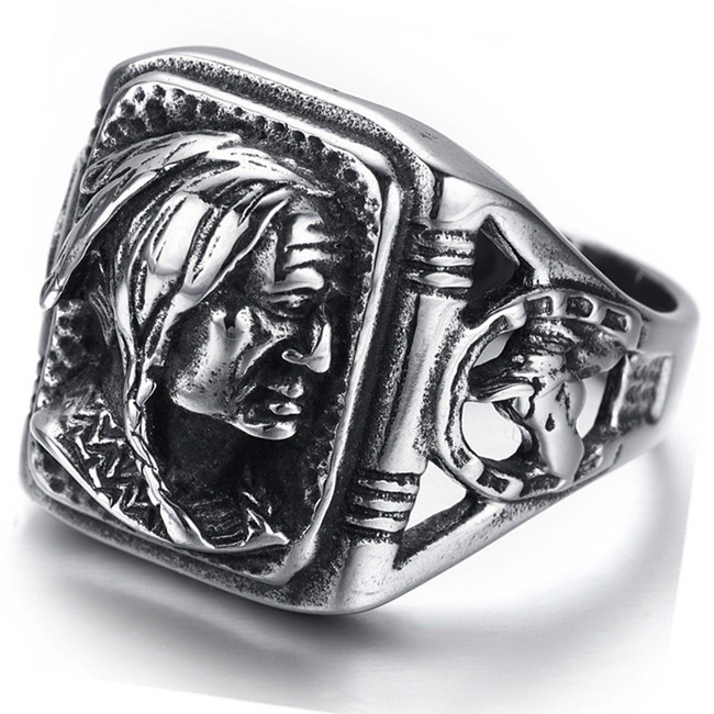 Fashion Jewelry Gothic Tribal American Indian Ring Classics Punk