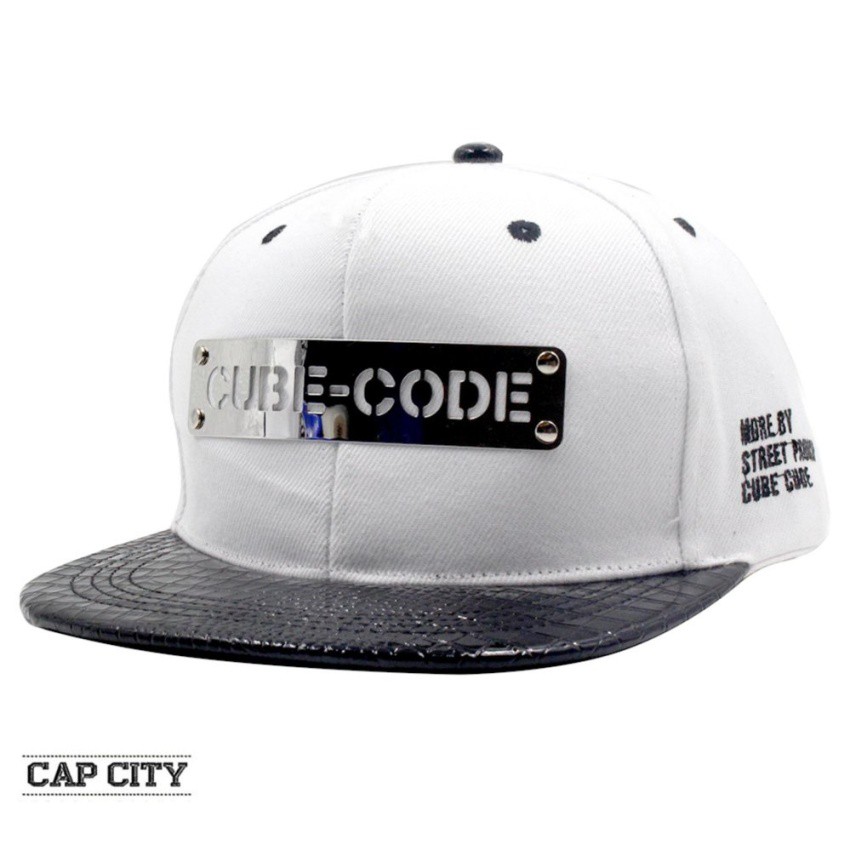 Cap City Unisex Cube Code Metal Plate 