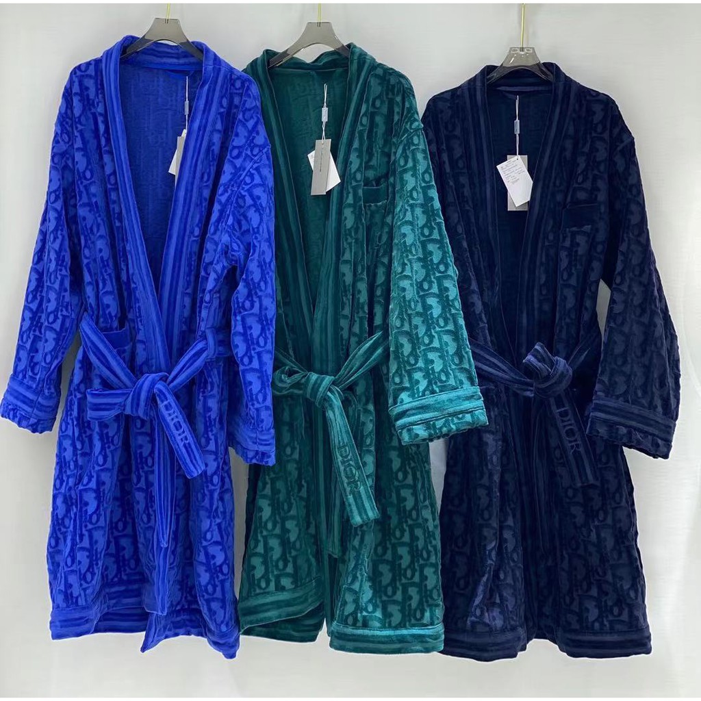 *Aurora* 2021 Dr * diamond your same bathrobe [Navy Blue] bathrobe is