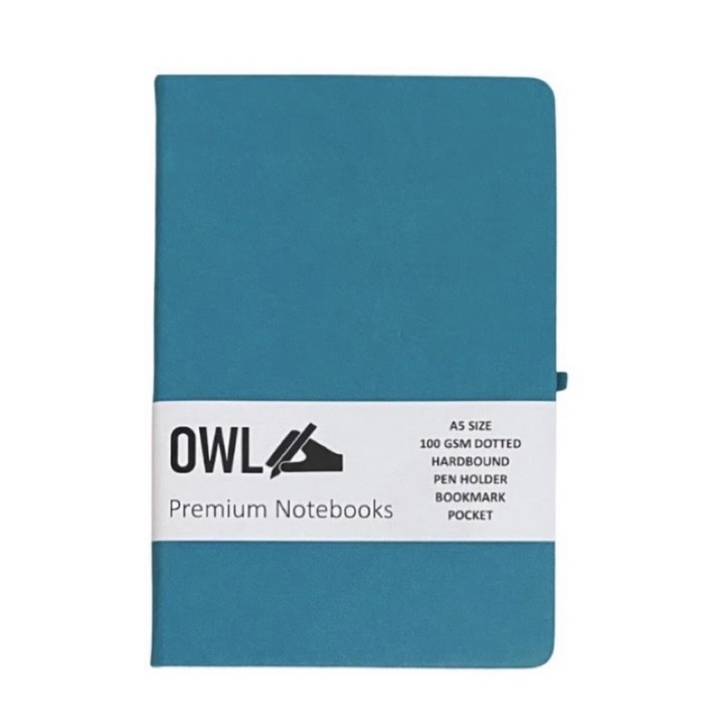 OWL PH Teal Leather Journal Shopee Philippines
