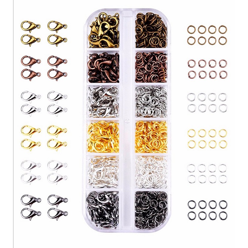 Lobster Lock 15/10 PCS(Gold/SILIVER/NICKEL) | Shopee Philippines