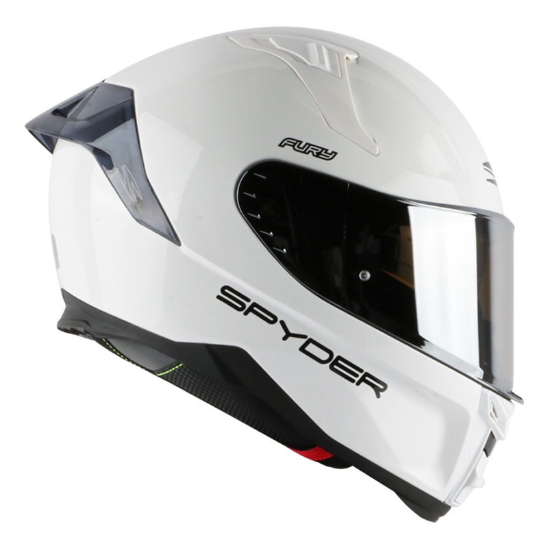 Spyder FullFace Dual Visor Helmet FURY PD S0 (FREE Clear Visor) L2