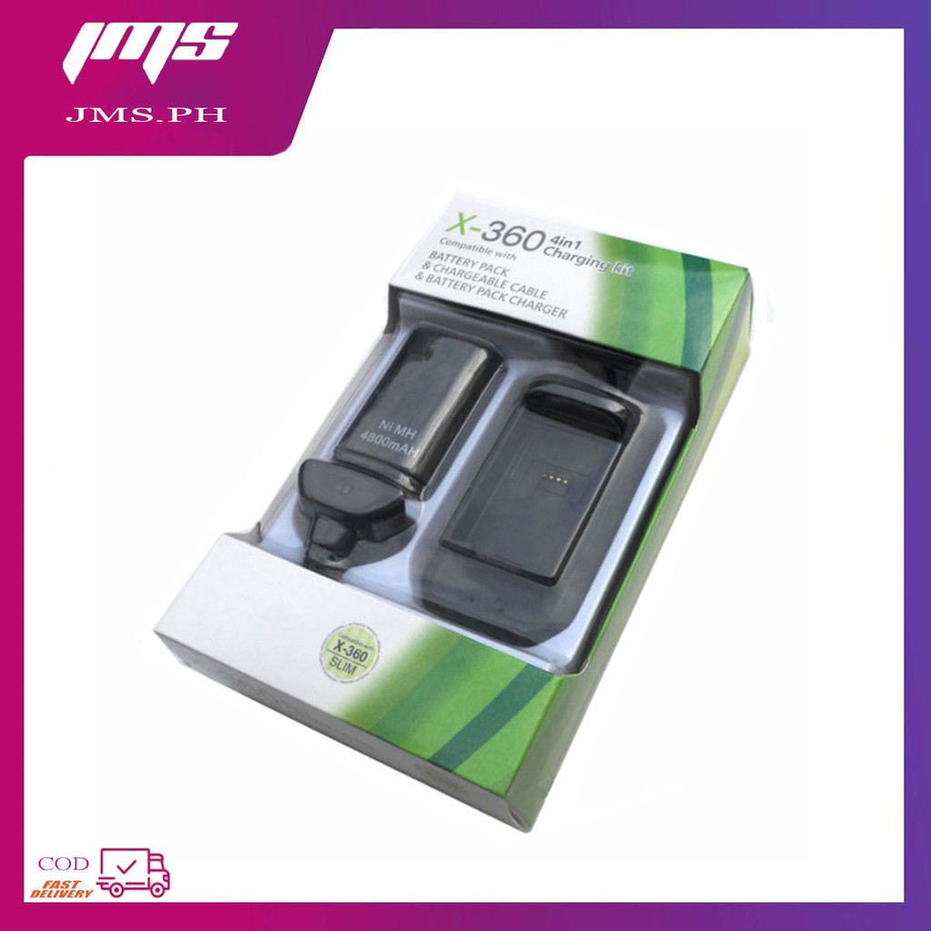 Xbox 360 Battery Pack 4in1 Charging Kit Shopee Philippines
