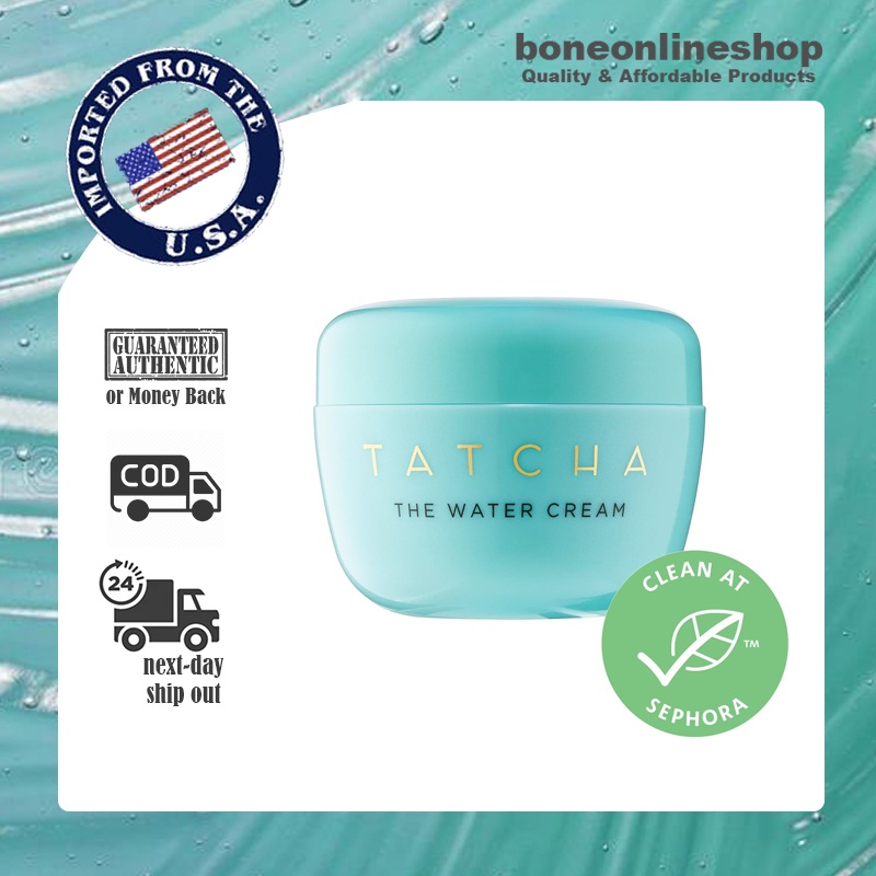 Tatcha The Water Cream OilFree Pore Minimizing Moisturizer, 10mL