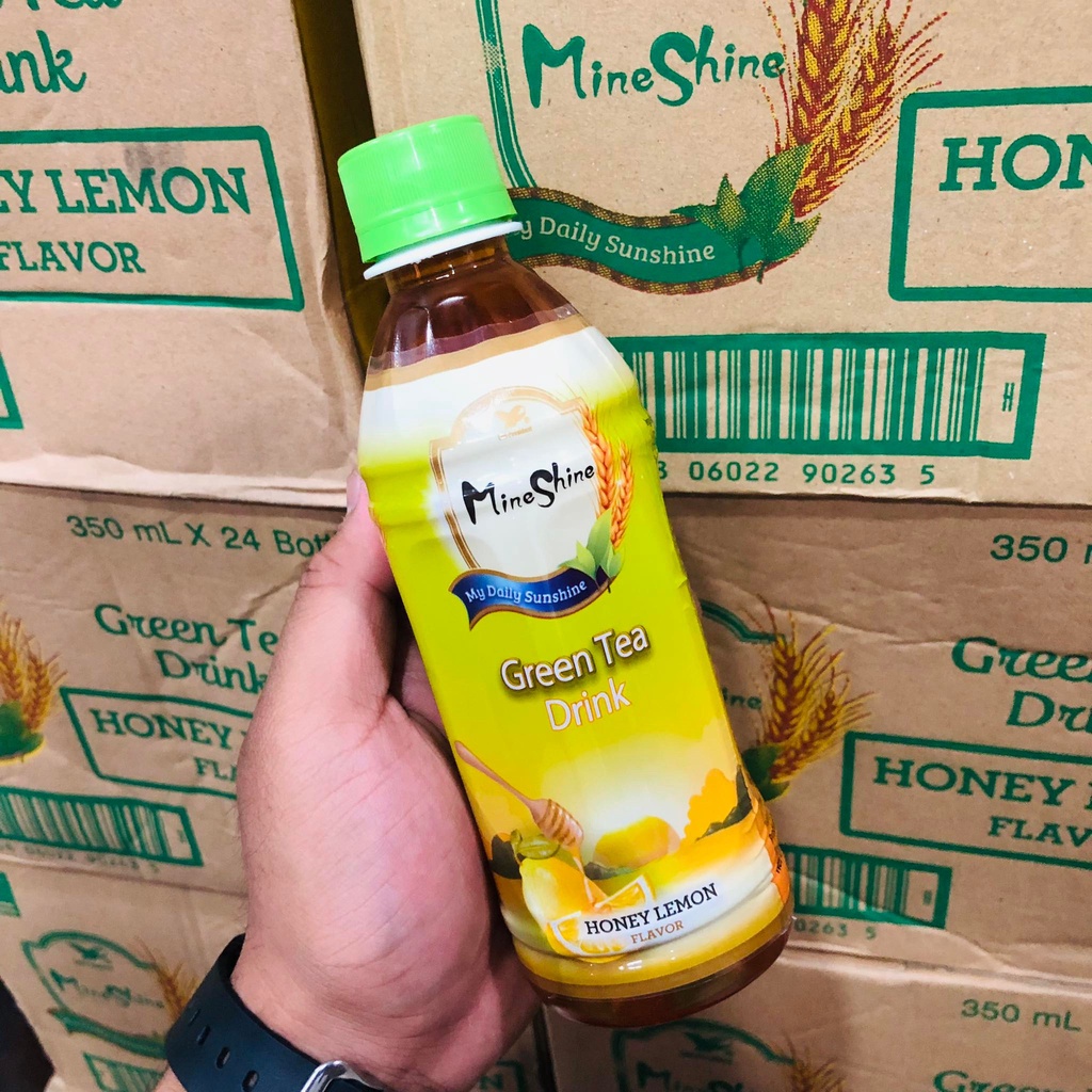MineShine Green Tea Drink Honey Lemon Flavor 350ml Shopee Philippines