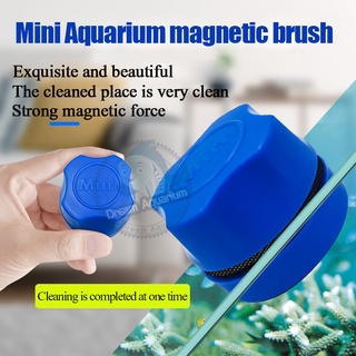 Aquarium Mini Magnetic Fish Tank Algae Glass Cleaner Scrubber Sponge Clean Brush