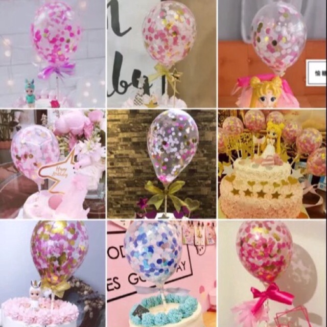 mini birthday balloons