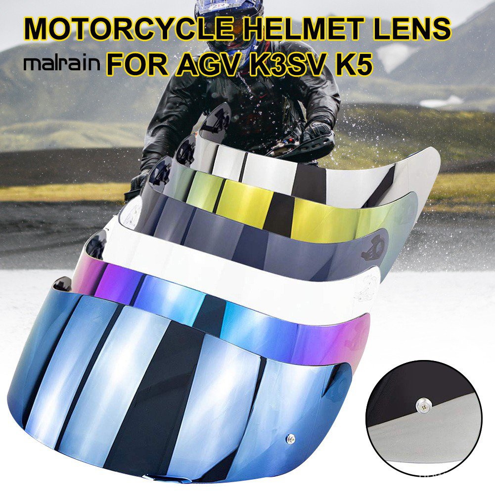 Mal Motorcycle Full Face Helmet Goggles Lens Visor with Pin Lock for