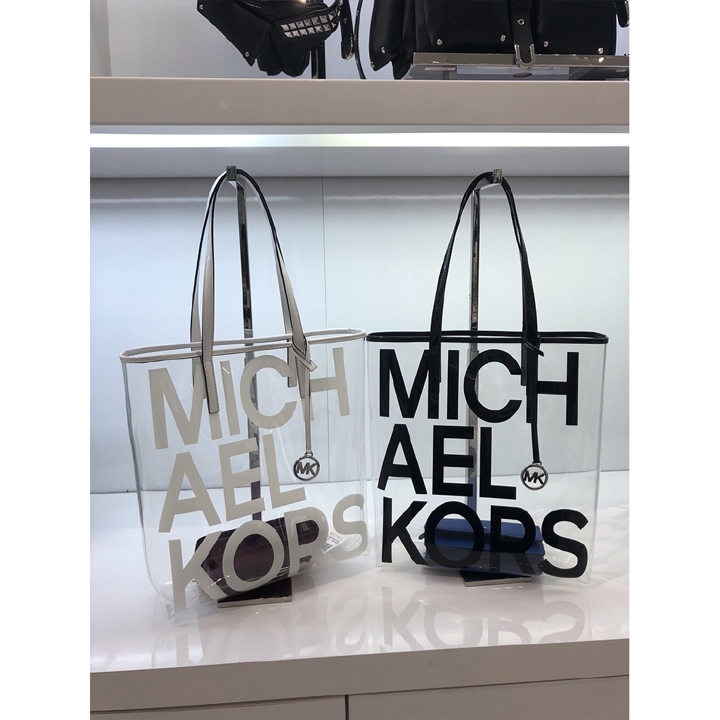 Michael kors clear tote bag online