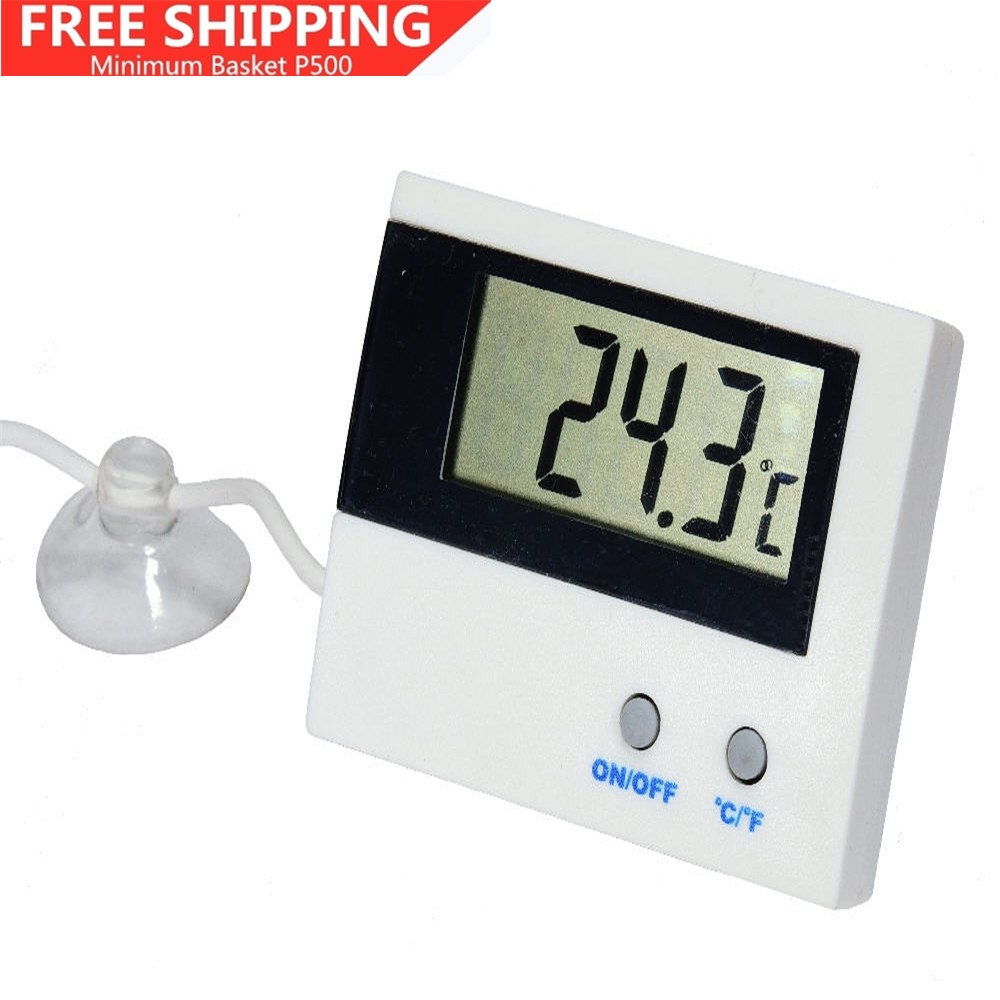 Digital Thermometer aircon ref Fridge Aquarium Temperature Tester TM6 with Suction cup Shopee