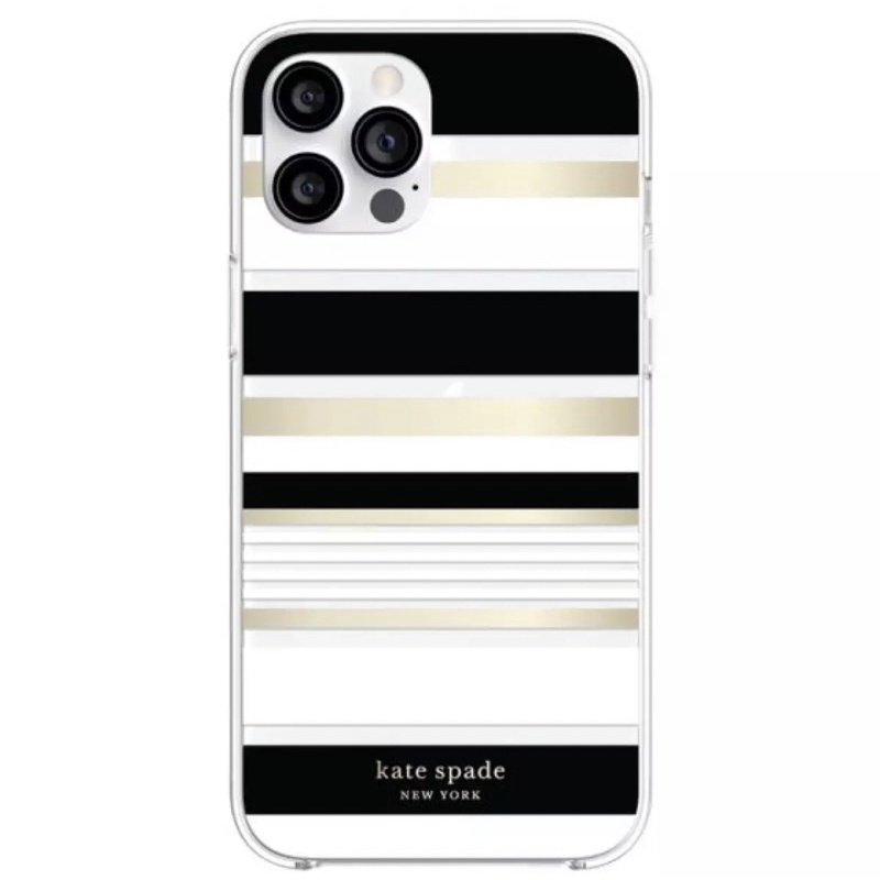 Kate Spade Protective Hardshell Case iPhone 12 Pro Max Clear Stripes |  Shopee Philippines
