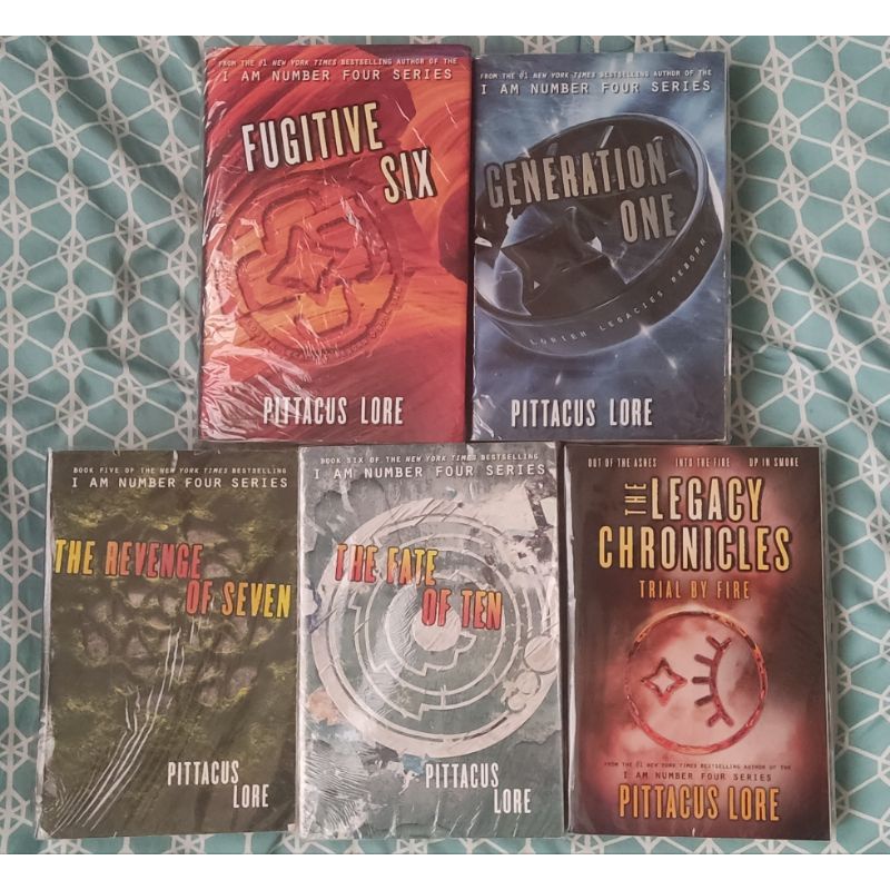 Pittacus Lore Books (Fugitive Six, Generation One, Revenge of Seven ...