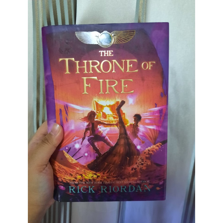 The Throne of Fire by Rick Riordan (HARDBOUND) | Shopee Philippines