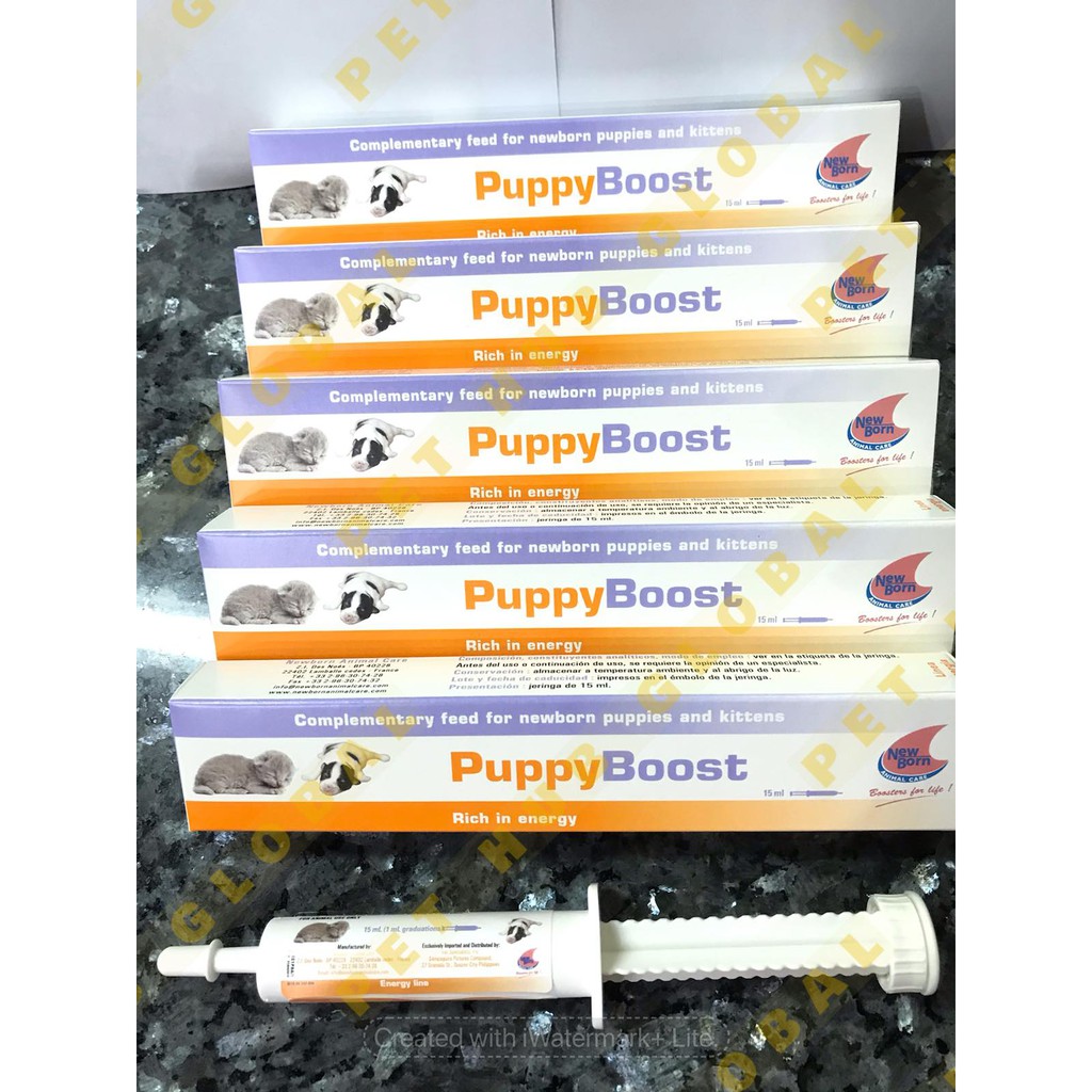 PUPPY BOOST ORAL GEL FOR NEWBORN PUPPIES & KITTEN 15mL Shopee Philippines