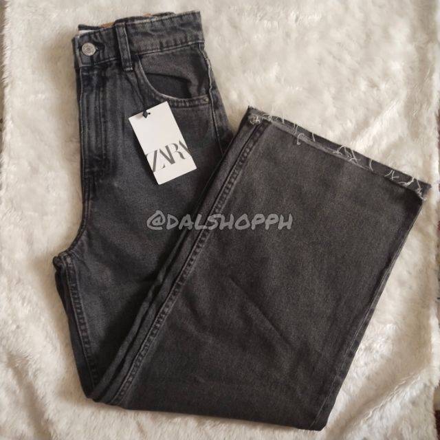 jeans culotte high rise