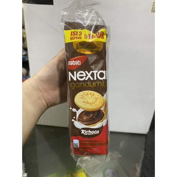 10 Sachets Nabati Nextar Nextar Gandumku Chocolate Biscuit for Snacks ...