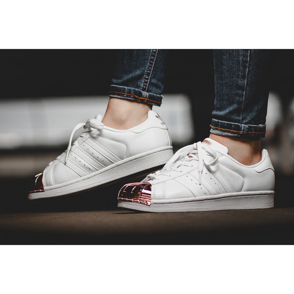 adidas superstar 80s rose gold