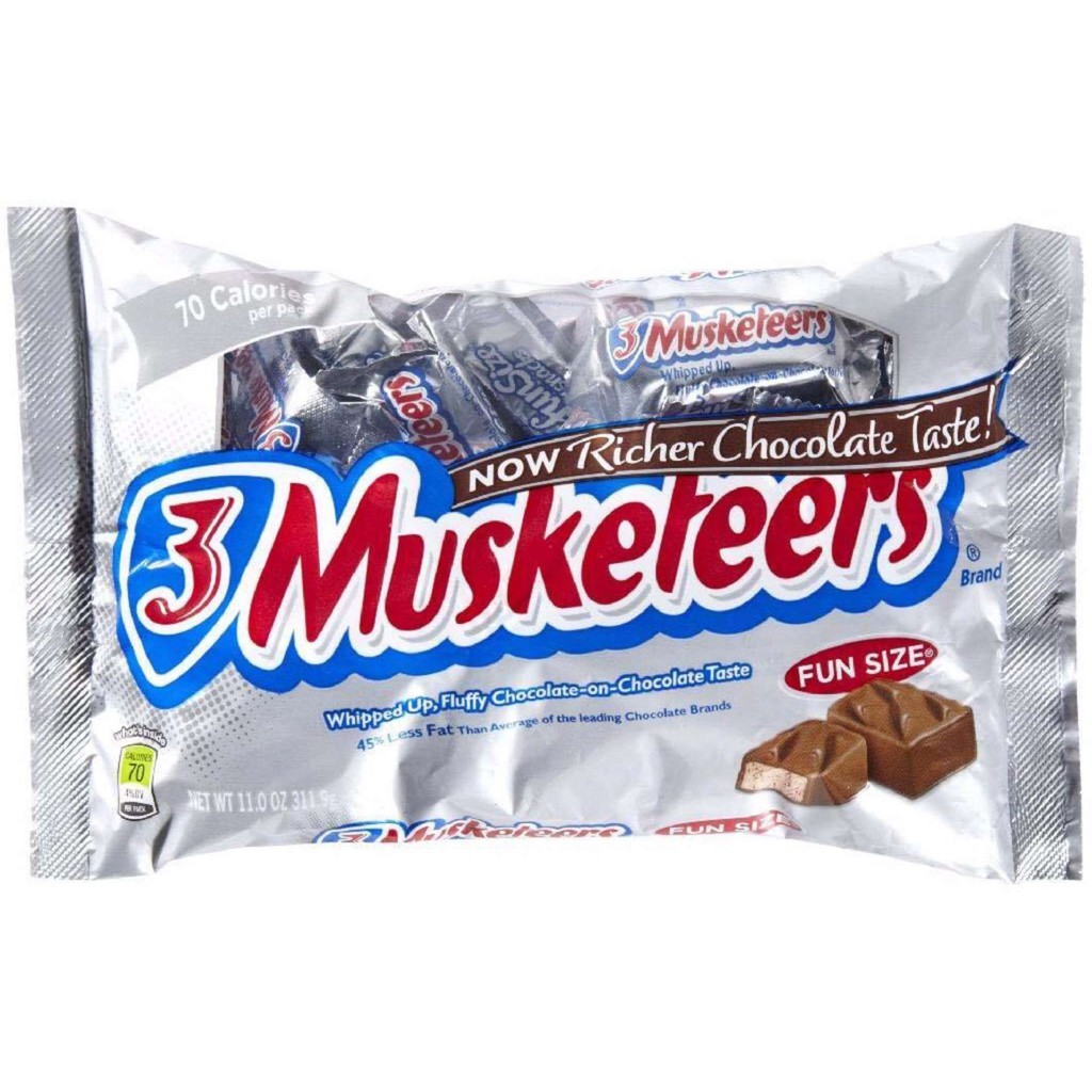 3 Musketeers Candy Bars Fun Size 11 Oz 297 1g Shopee Philippines