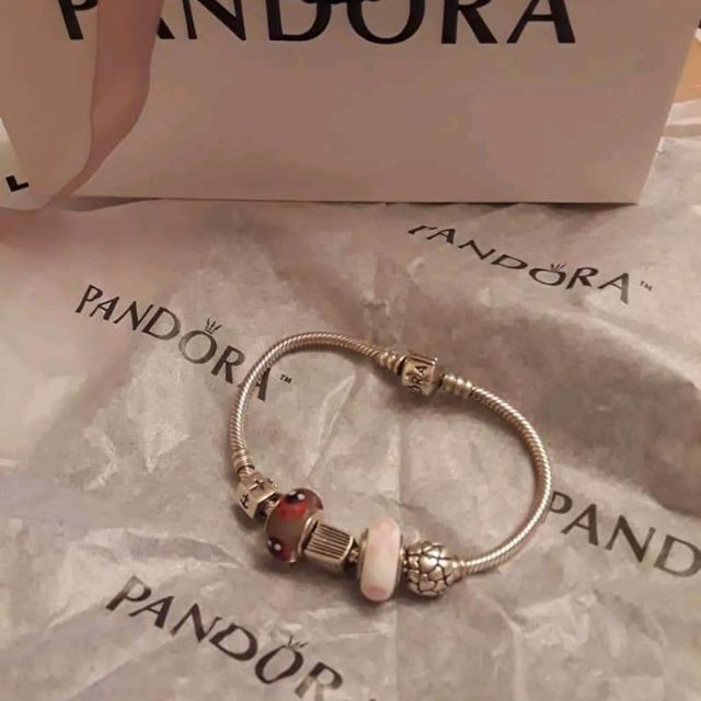 (Authentic) Pandora Bracelets with Charms