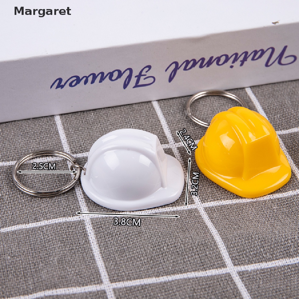 [Margaret] Helmet Hard Hat Keychain Holiday Creative Safety Helmet