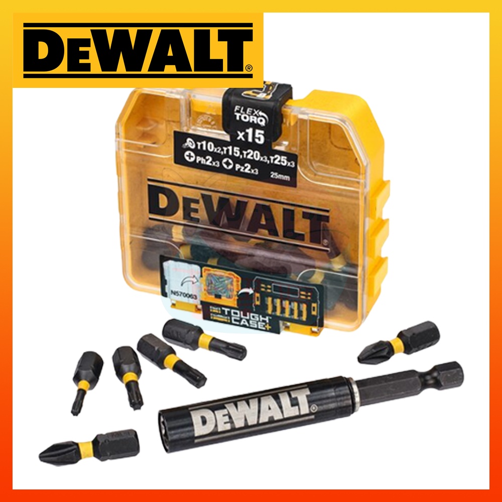 Dewalt Dt T Piece Screwdriver Set With Chuck Bits With Bit Screw Set Shopee Philippines