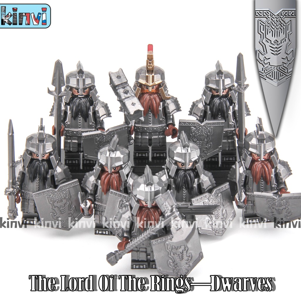 Lord Of The Rings Gondor Soldiers  The Hobbit Toy Mini Figures use with lego 6 