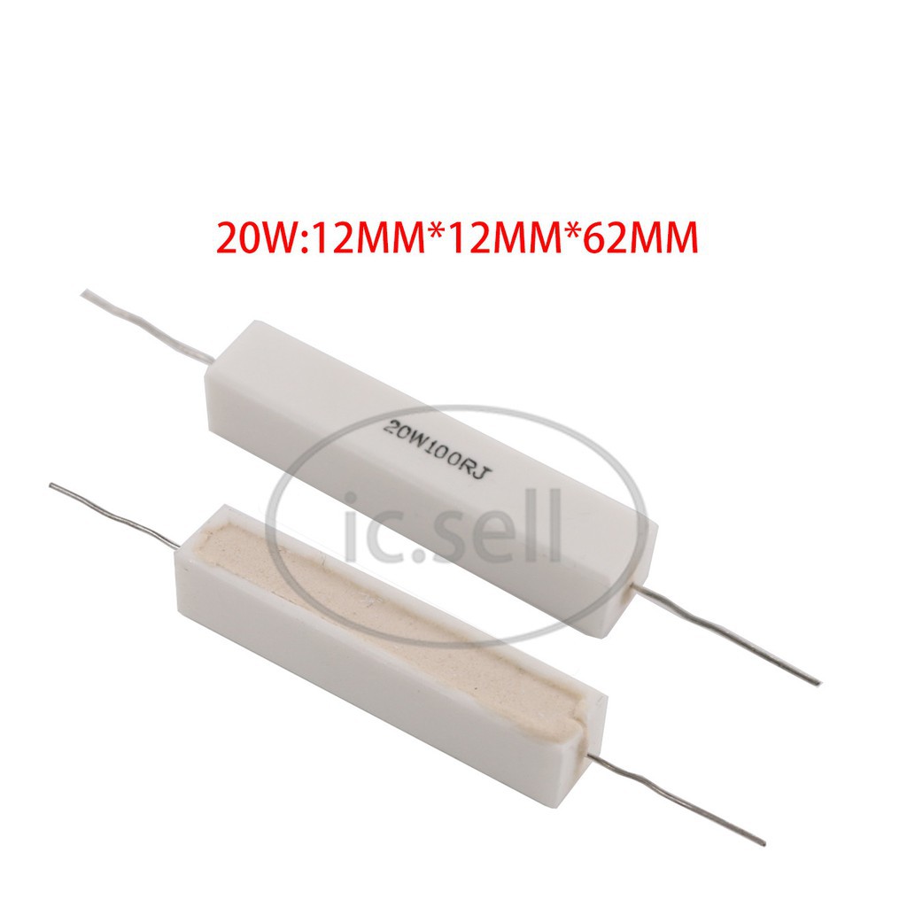 10pcs 10W 5K ohm Ceramic Cement Power Resistor 159A 