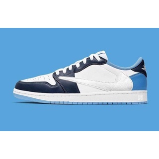 Fragment X Jordan 1 Low X Travis Scott Sneaker Shoes For Men Ua Quality Pair White Box With Cover Shopee Philippines