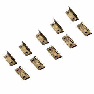 10 Assembly Screws 24*18Mm Green Bronze 1 Inch Round Corner Small For Back Mounting Gift Box X9V0 #9