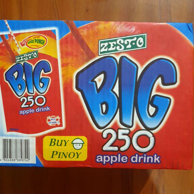 Zest O Big Mango Apple Orange Guyabano 250ml 10 Per Box Shopee Philippines