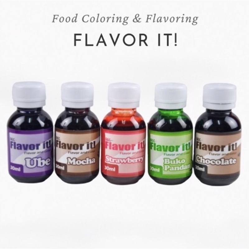 FLAVOR IT FOOD Coloring and flavoring Ube| Chocolate |Buko Pandan ...