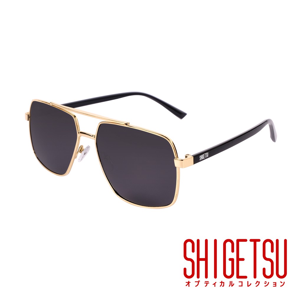 gold frame sunglasses mens