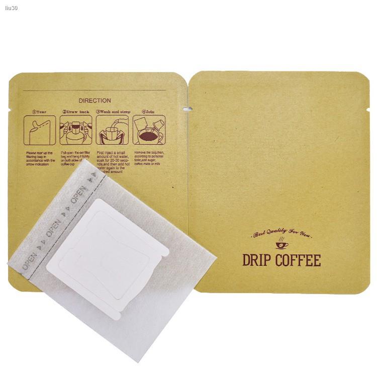 Drip Coffee Kraft Aluminum Foil Packaging 100 PCS Shopee Philippines