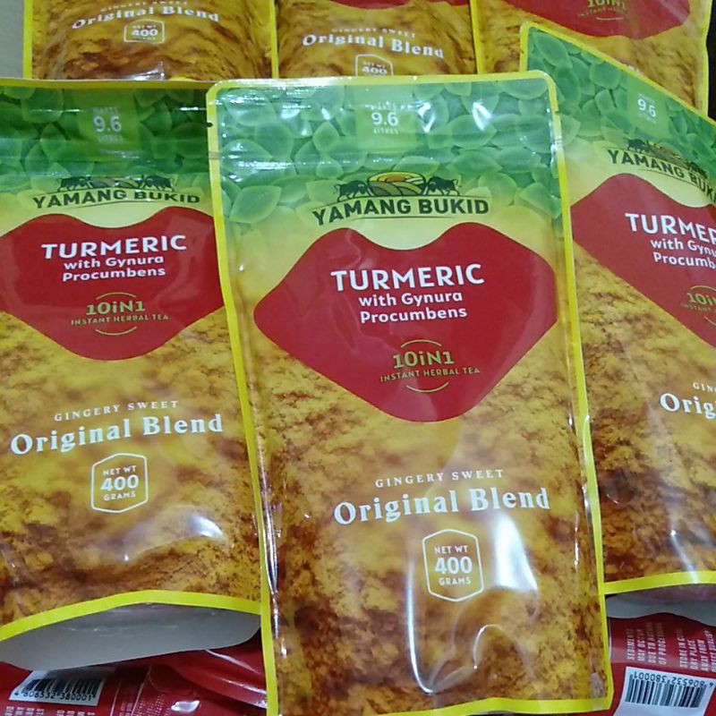 3 pcs Authentic Yamang Bukid 10 in 1 Turmeric Powder 400g.( New