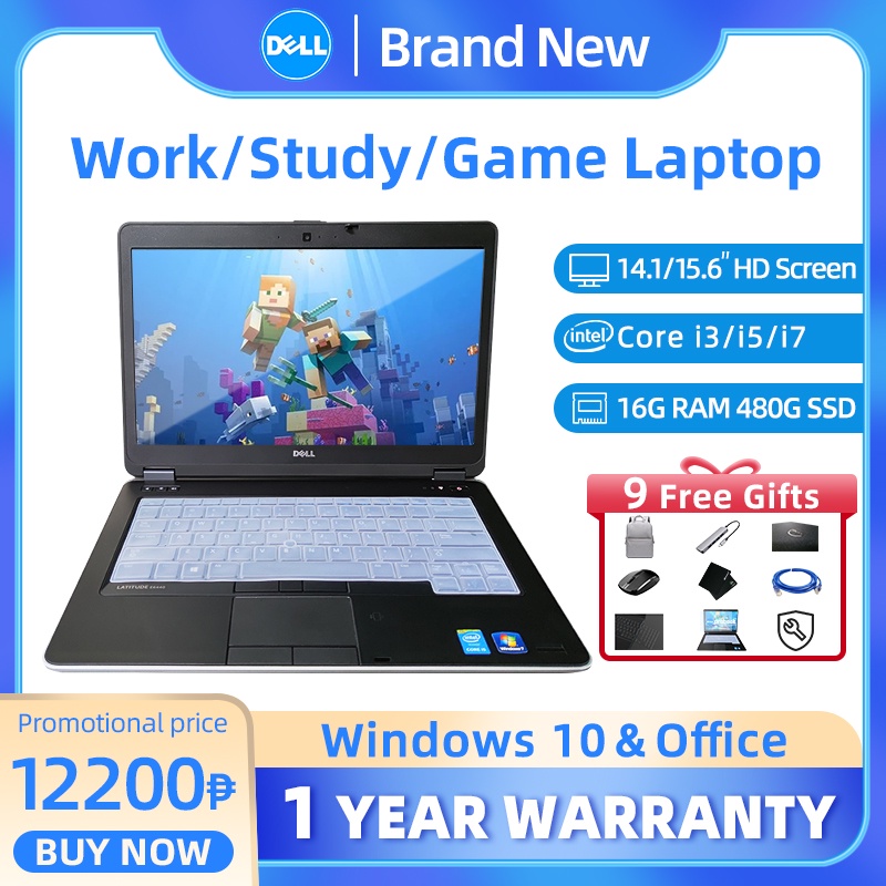 Dell laptop brand new original Intel core i3/i5/i7 16G 480G SSD  inch  HD screen gaming laptop pc | Shopee Philippines