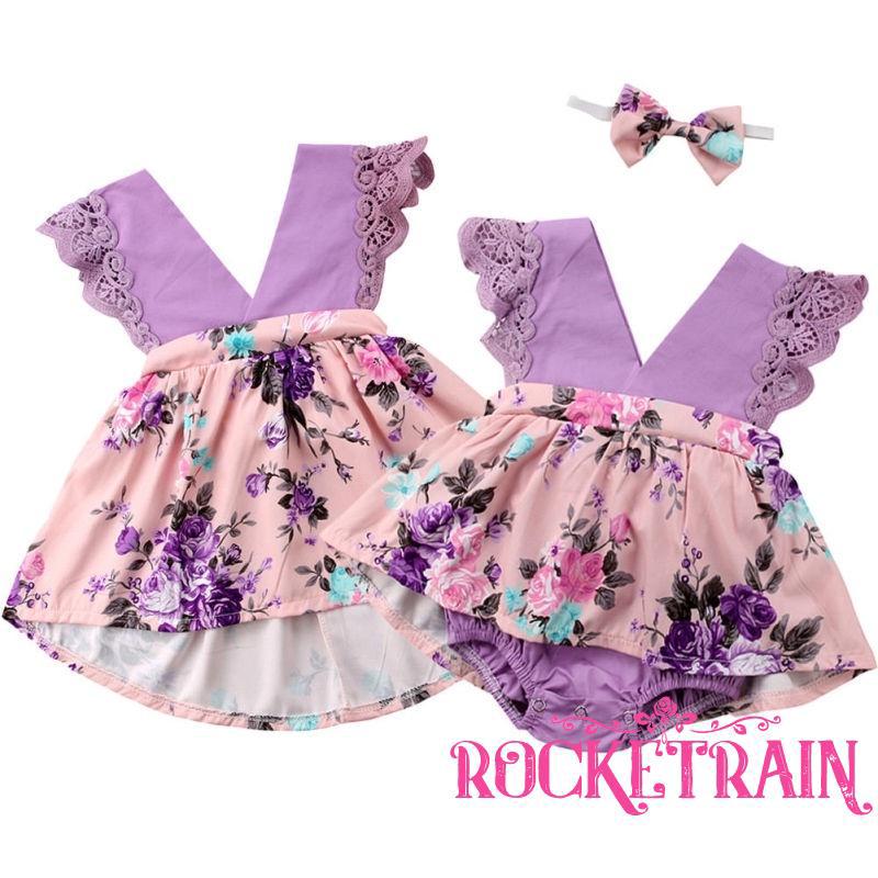 newborn and sister matching outfits