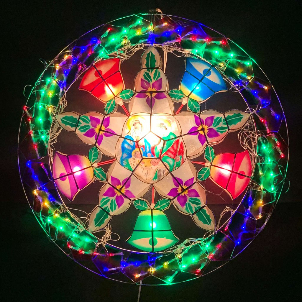 Lavender Native Capiz Lantern 25" Christmas Pampanga Parol with FREE