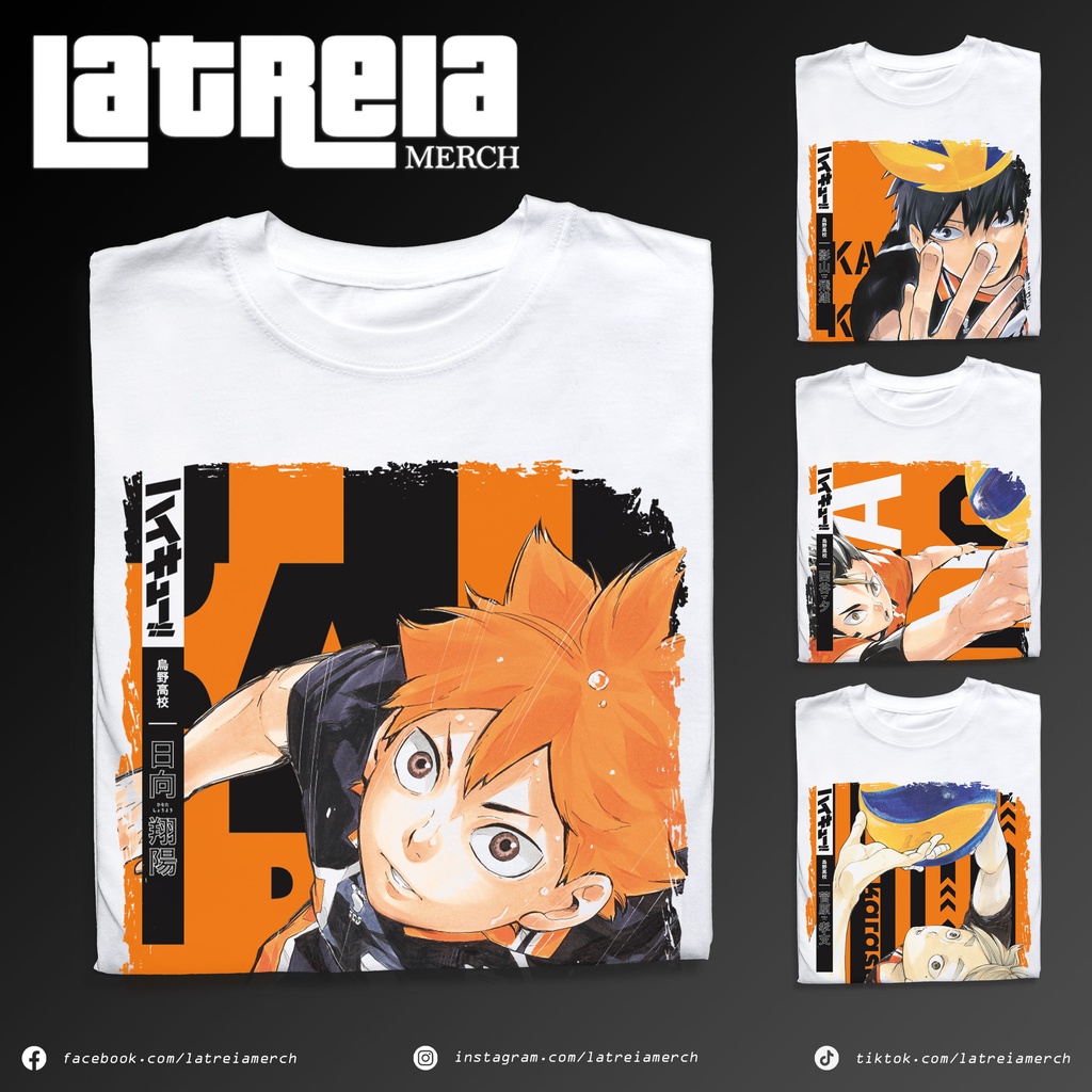 Karasuno] Haikyuu Character Anime Shirts LATREIA MERCH | Shopee Philippines